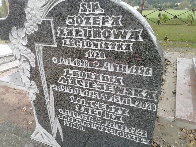 Wincenty Załuba 1898 Białogard - Grobonet - Wyszukiwarka osób pochowanych