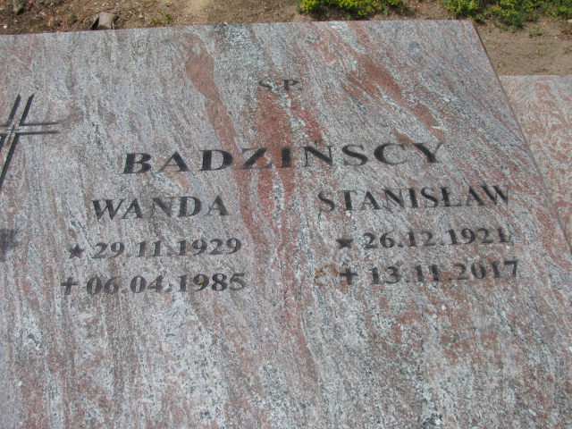 Wanda Badzińska 1924 Białogard - Grobonet - Wyszukiwarka osób pochowanych