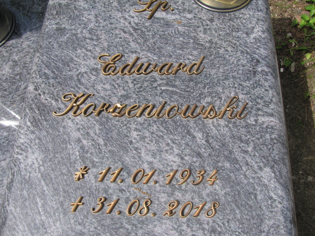 Edward Korzeniowski 1934 Białogard - Grobonet - Wyszukiwarka osób pochowanych