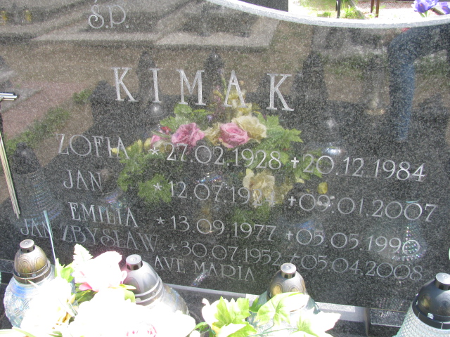 Jan Zbysław Kimak 1952 Białogard - Grobonet - Wyszukiwarka osób pochowanych