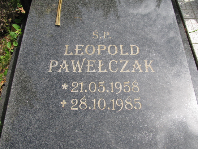 Leopold Pawełczak 1958 Białogard - Grobonet - Wyszukiwarka osób pochowanych
