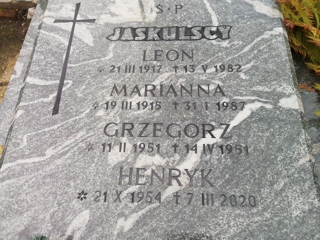 Grób Marianna Jaskulska