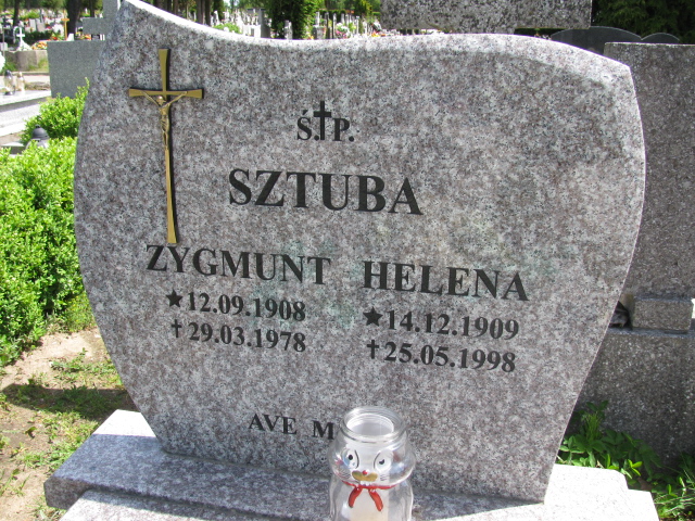 Grób Zygmunt Sztuba