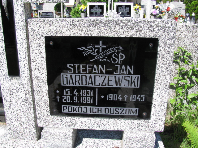 Jan Garbaczewski 1903 Białogard - Grobonet - Wyszukiwarka osób pochowanych