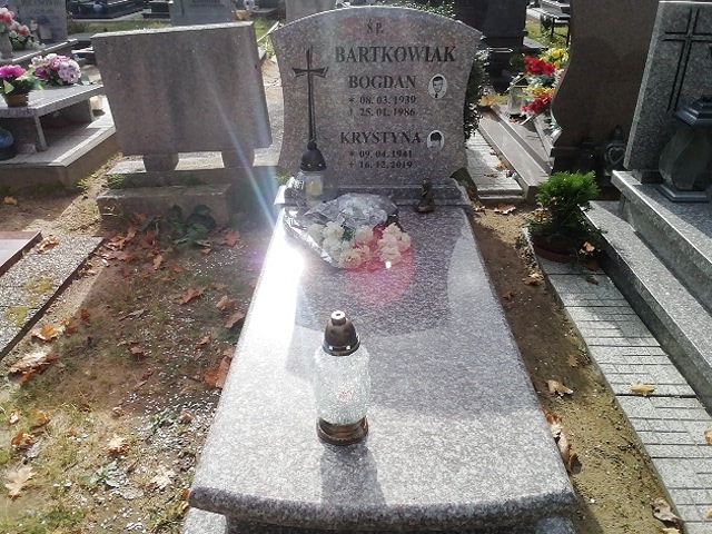 Krystyna Bartkowiak 1941 Białogard - Grobonet - Wyszukiwarka osób pochowanych