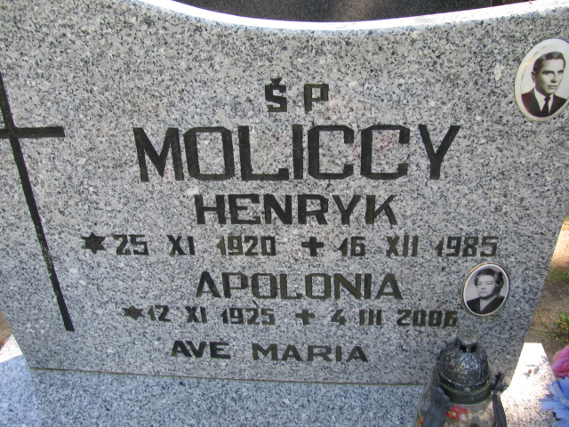 Henryk Molicki 1920 Białogard - Grobonet - Wyszukiwarka osób pochowanych