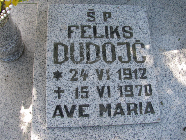 Regina Dudojć 1916 Białogard - Grobonet - Wyszukiwarka osób pochowanych