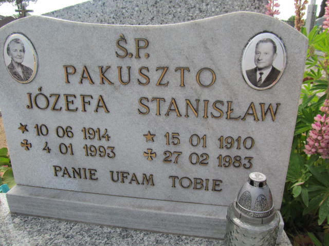 Antonina Pakuszto 1903 Białogard - Grobonet - Wyszukiwarka osób pochowanych