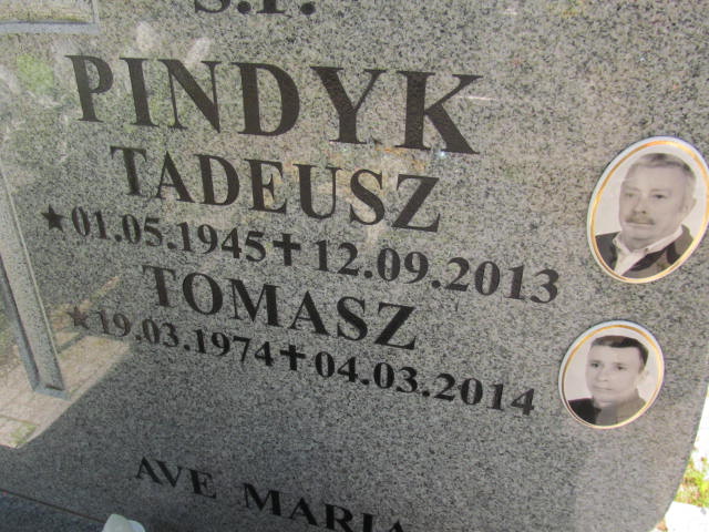 Tomasz Jacek Pindyk 1974 Białogard - Grobonet - Wyszukiwarka osób pochowanych