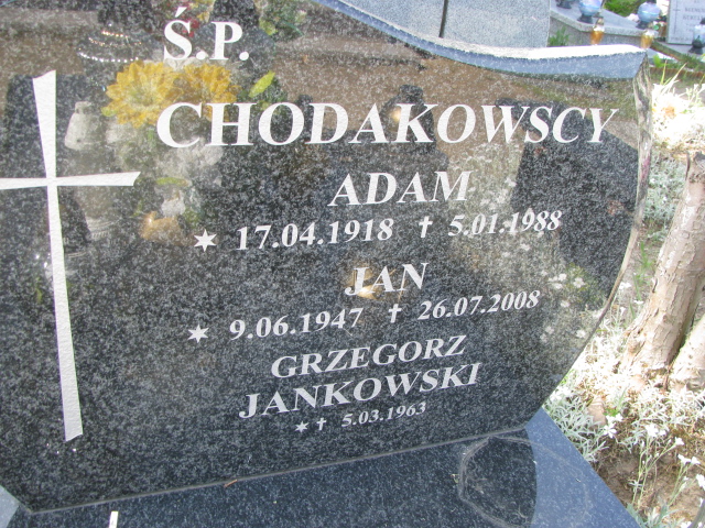 Grzegorz Jankowski 1963 Białogard - Grobonet - Wyszukiwarka osób pochowanych