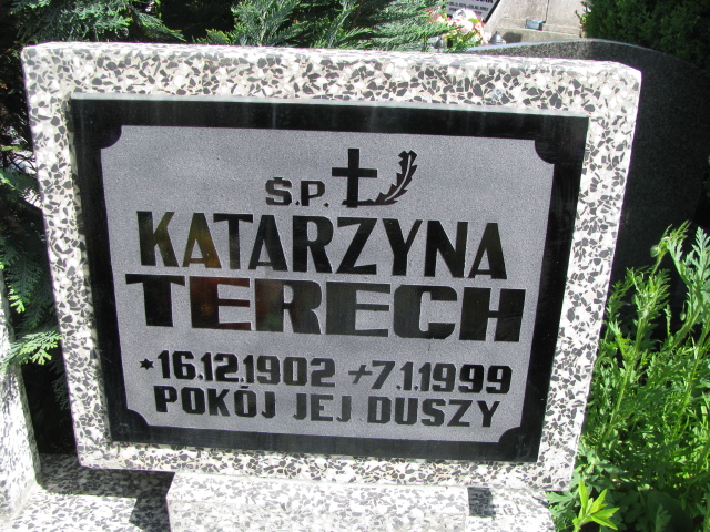 Katarzyna Terech 1902 Białogard - Grobonet - Wyszukiwarka osób pochowanych