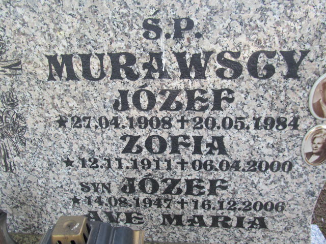Józef Murawski 1947 Białogard - Grobonet - Wyszukiwarka osób pochowanych