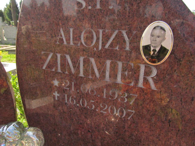 Grób Alojzy Zimmer