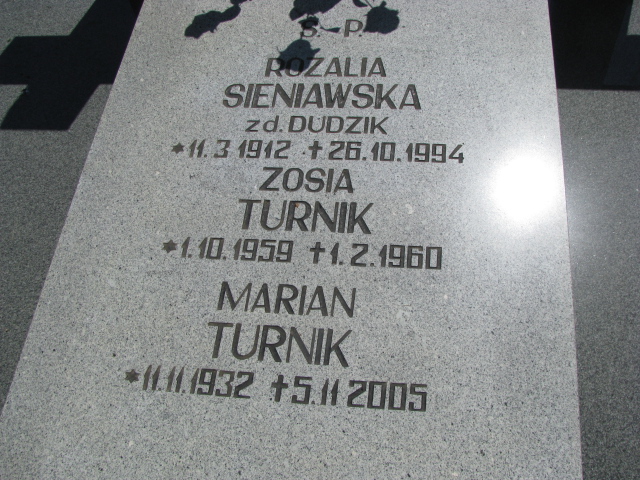 Lidia Turnik 1965 Białogard - Grobonet - Wyszukiwarka osób pochowanych