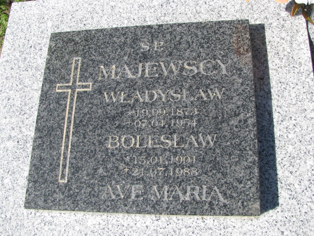 Władysław Majewski 1873 Białogard - Grobonet - Wyszukiwarka osób pochowanych