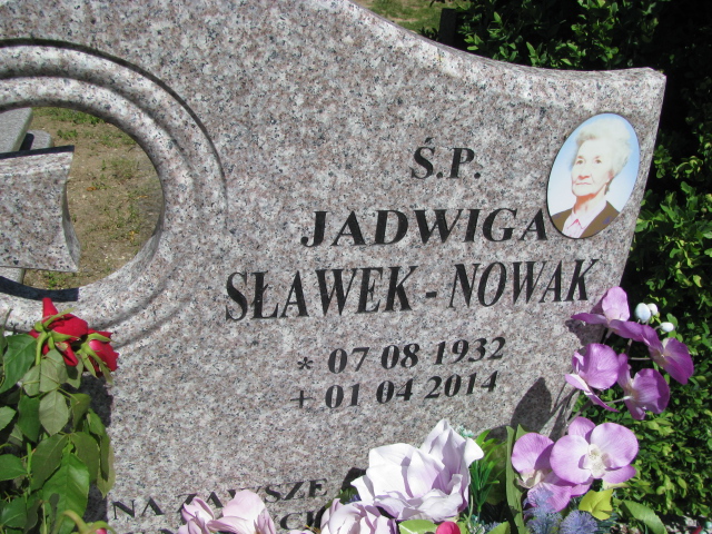 Jadwiga Sabina Sławek Nowak 1932 Białogard - Grobonet - Wyszukiwarka osób pochowanych