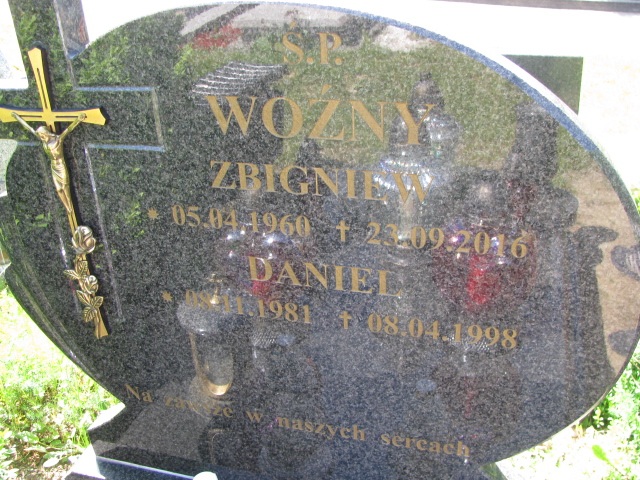 Daniel Woźny 1981 Białogard - Grobonet - Wyszukiwarka osób pochowanych