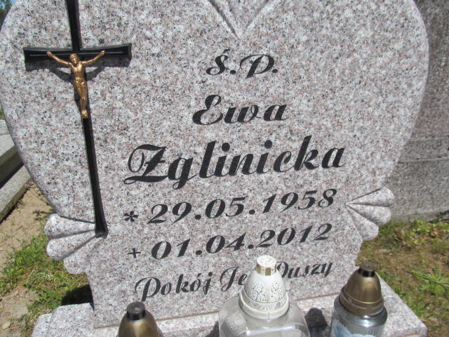 Ewa Zglinicka 1958 Białogard - Grobonet - Wyszukiwarka osób pochowanych