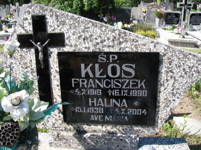 Franciszek Kłos 1919 Białogard - Grobonet - Wyszukiwarka osób pochowanych