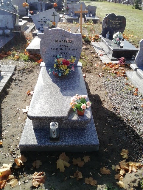 Józefa Mamysz 1885 Białogard - Grobonet - Wyszukiwarka osób pochowanych