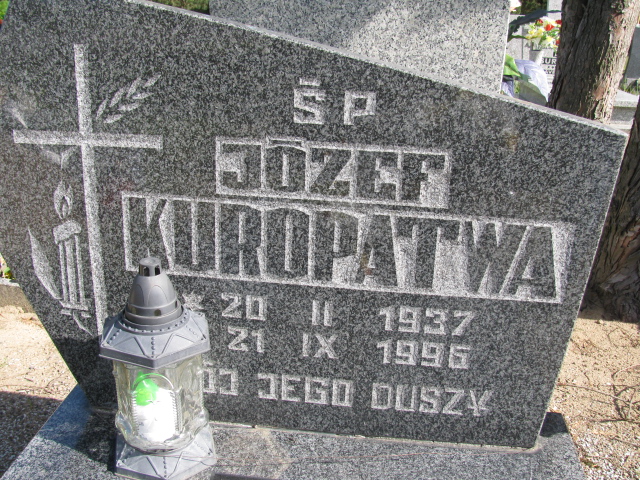 Józef Kuropatwa 1937 Białogard - Grobonet - Wyszukiwarka osób pochowanych