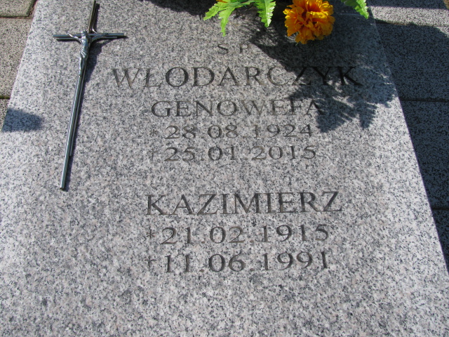Józef Włodarczyk 1949 Białogard - Grobonet - Wyszukiwarka osób pochowanych