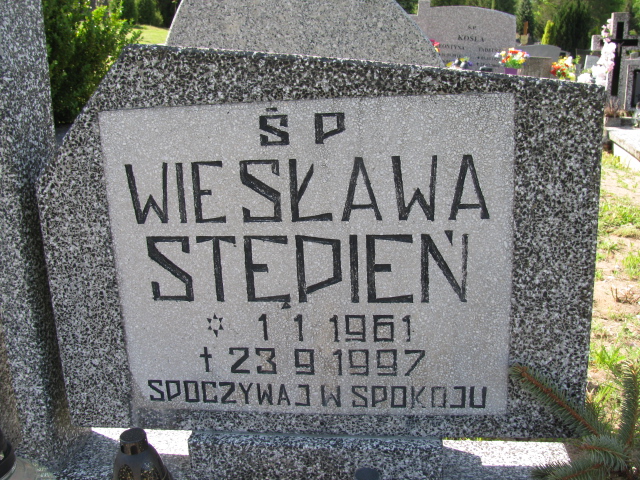 Grób Wiesława Stępień