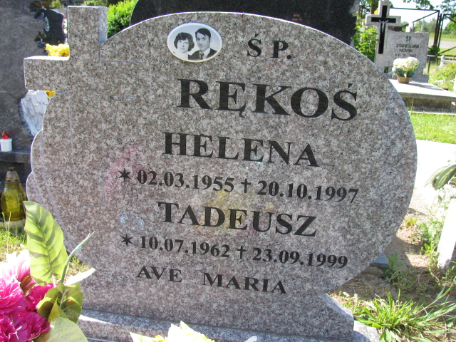 Grób Tadeusz Rękoś