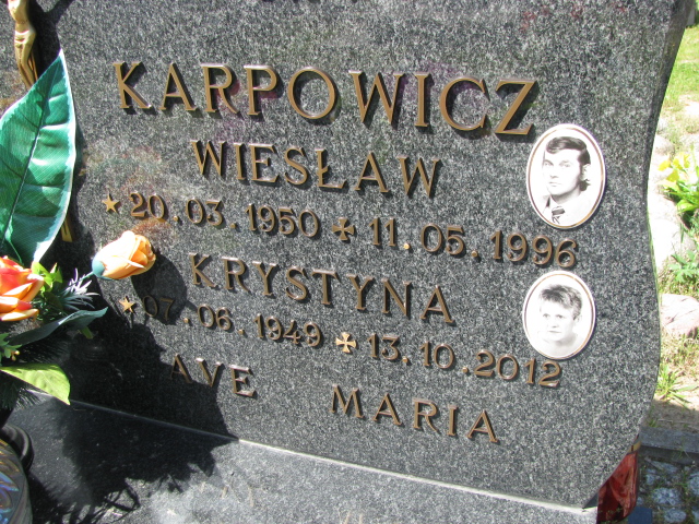 Grób Wiesław Karpowicz