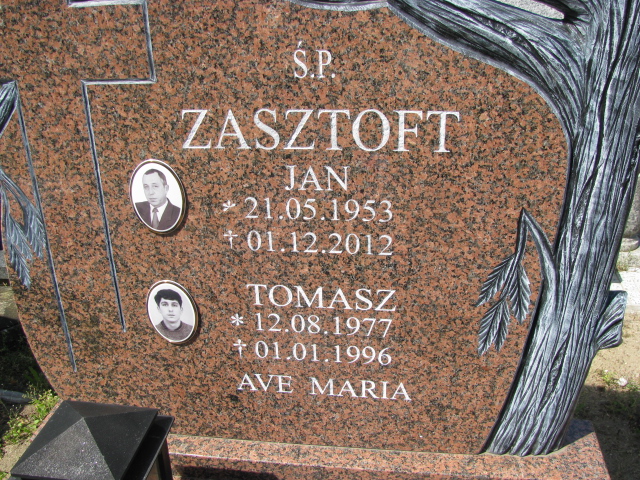 Jan Zasztoft 1953 Białogard - Grobonet - Wyszukiwarka osób pochowanych