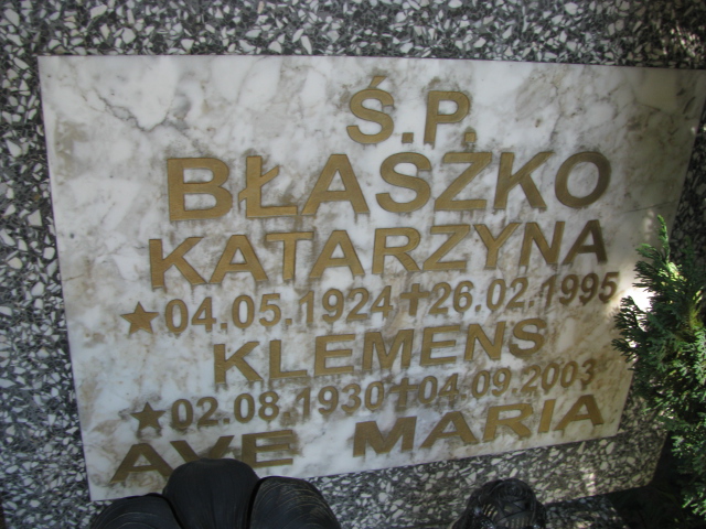 Grób Katarzyna Błaszko