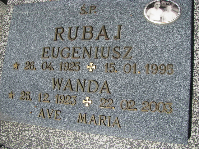 Wanda Rubaj 1923 Białogard - Grobonet - Wyszukiwarka osób pochowanych