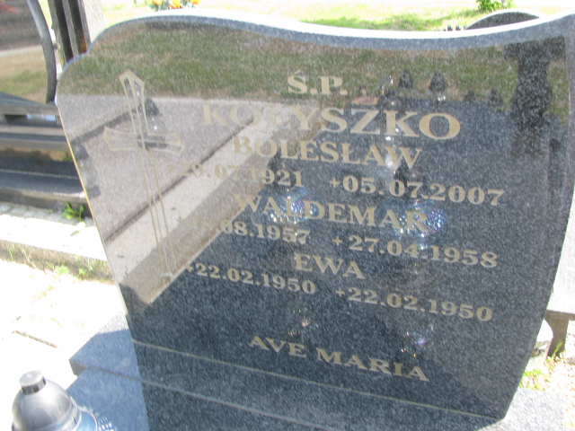 Ewa Kołyszko 1950 Białogard - Grobonet - Wyszukiwarka osób pochowanych