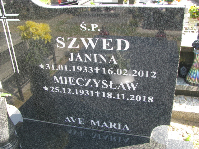 Mieczysław Szwed 1931 Białogard - Grobonet - Wyszukiwarka osób pochowanych