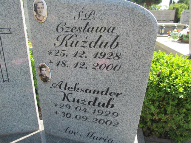 Czesława Kużdub 1928 Białogard - Grobonet - Wyszukiwarka osób pochowanych