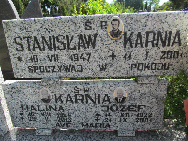 Józef Karnia 1922 Białogard - Grobonet - Wyszukiwarka osób pochowanych