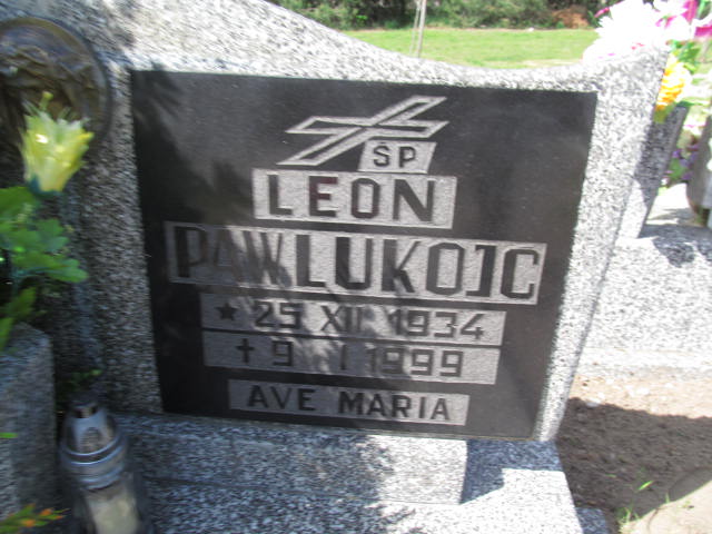 Leon Pawlukojć 1934 Białogard - Grobonet - Wyszukiwarka osób pochowanych