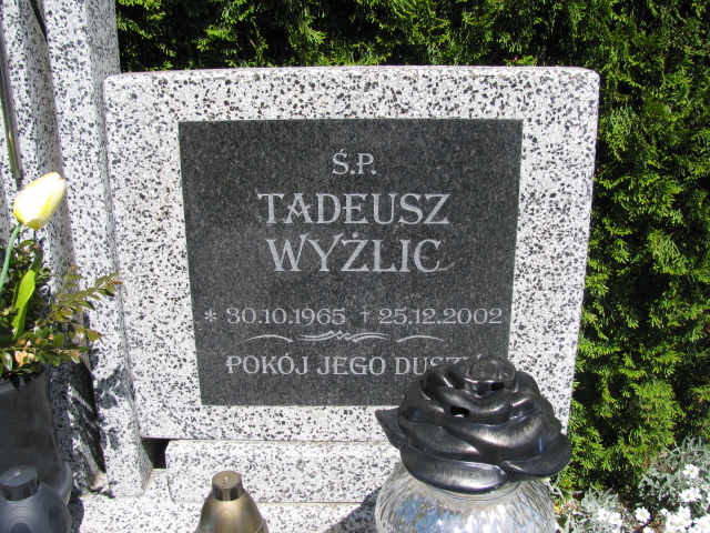 Tadeusz Wyżlic 1965 Białogard - Grobonet - Wyszukiwarka osób pochowanych