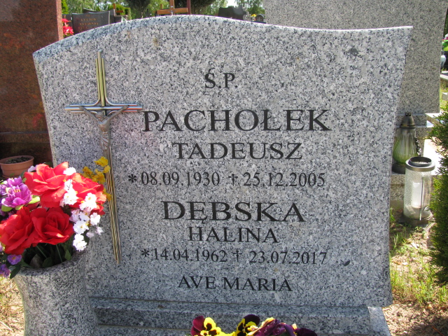 Tadeusz Pachołek 1930 Białogard - Grobonet - Wyszukiwarka osób pochowanych