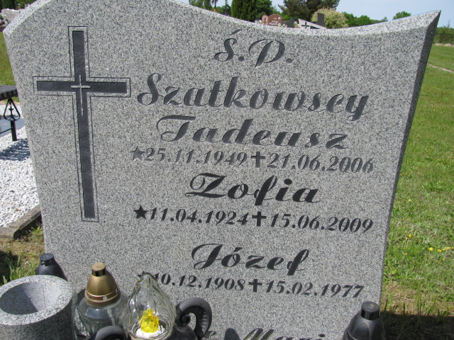 Grób Tadeusz Szatkowski