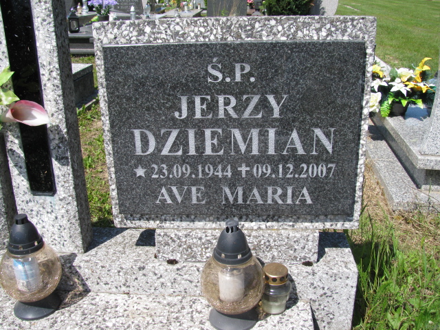 Grób Jerzy Dziemian