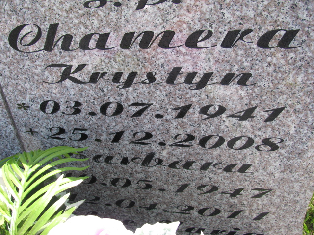 Krystyn Izydor Chamera 1941 Białogard - Grobonet - Wyszukiwarka osób pochowanych