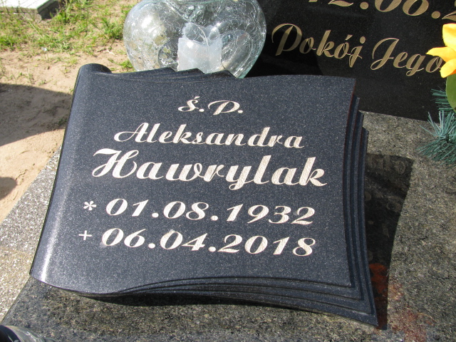 Aleksandra Hawrylak 1932 Białogard - Grobonet - Wyszukiwarka osób pochowanych