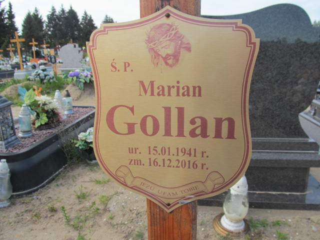 Marian Gollan  1941 Białogard - Grobonet - Wyszukiwarka osób pochowanych