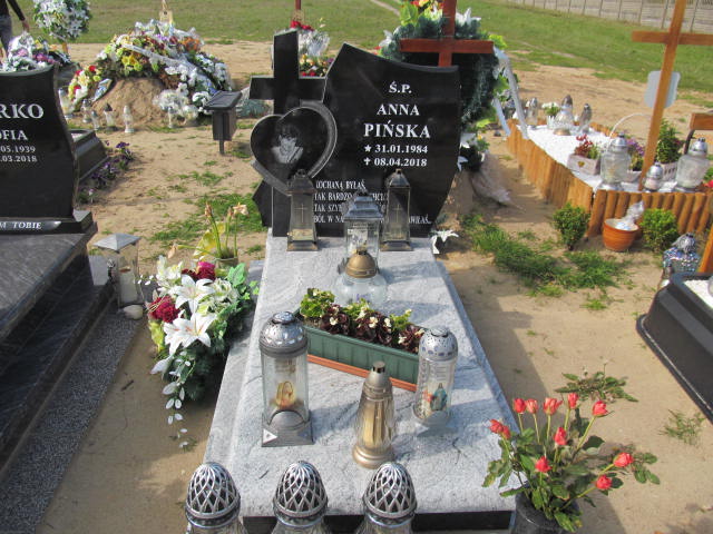 Grób Anna Pińska